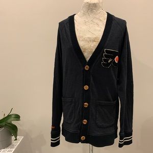 MENS: Authentic Mitchell and Ness Flyers cardigan